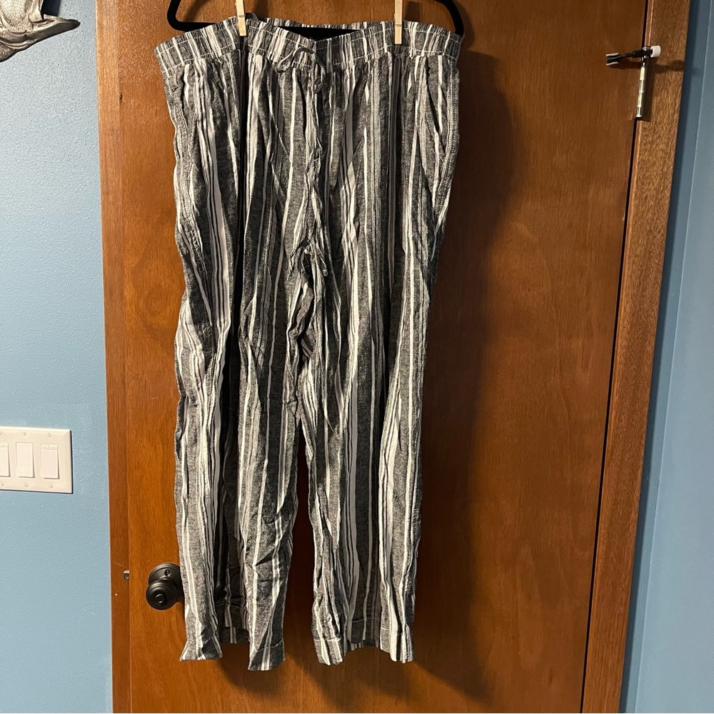 Linen Wide Leg Pants